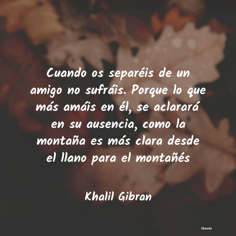 frases de Khalil Gibran