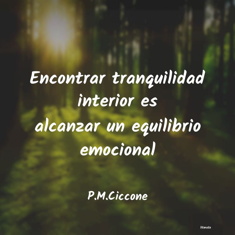 Frases de P.M.Ciccone