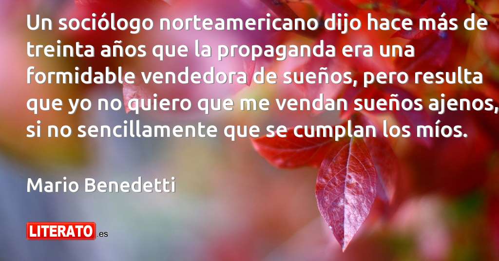 frases de Mario Benedetti