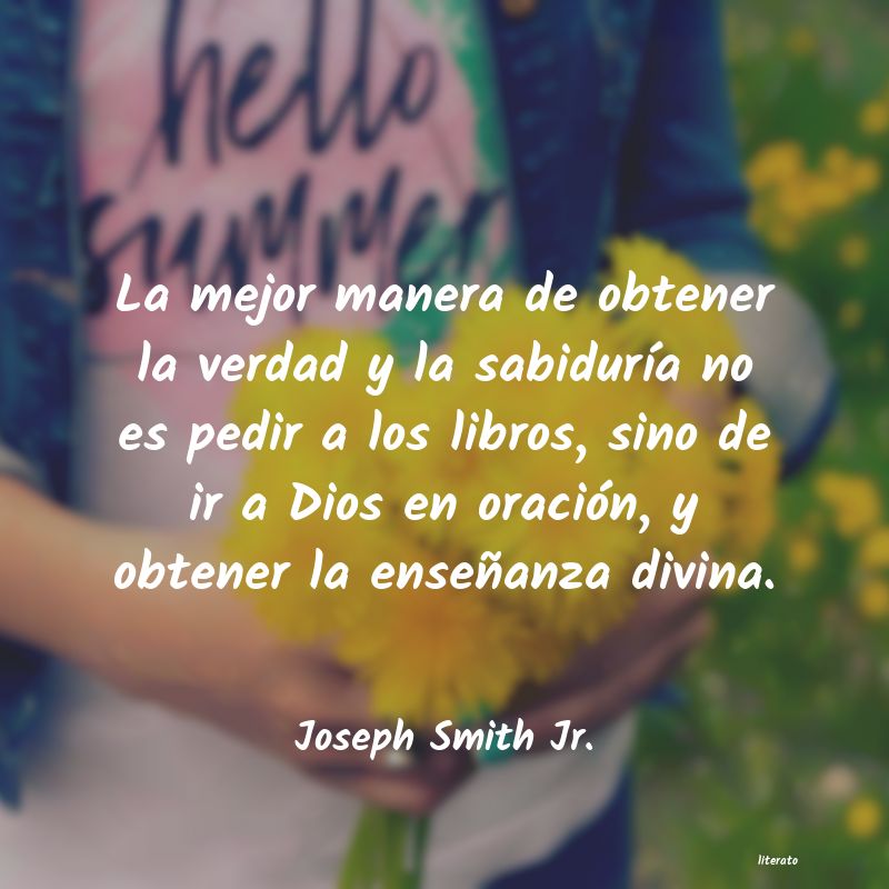 Frases de Joseph Smith Jr.