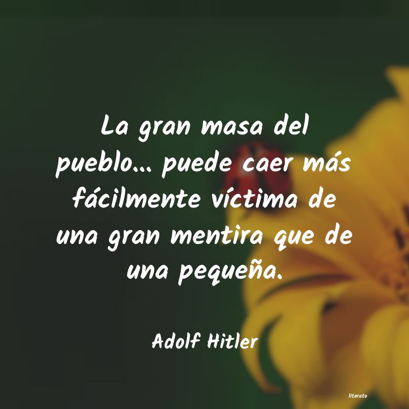 Frases de Adolf Hitler