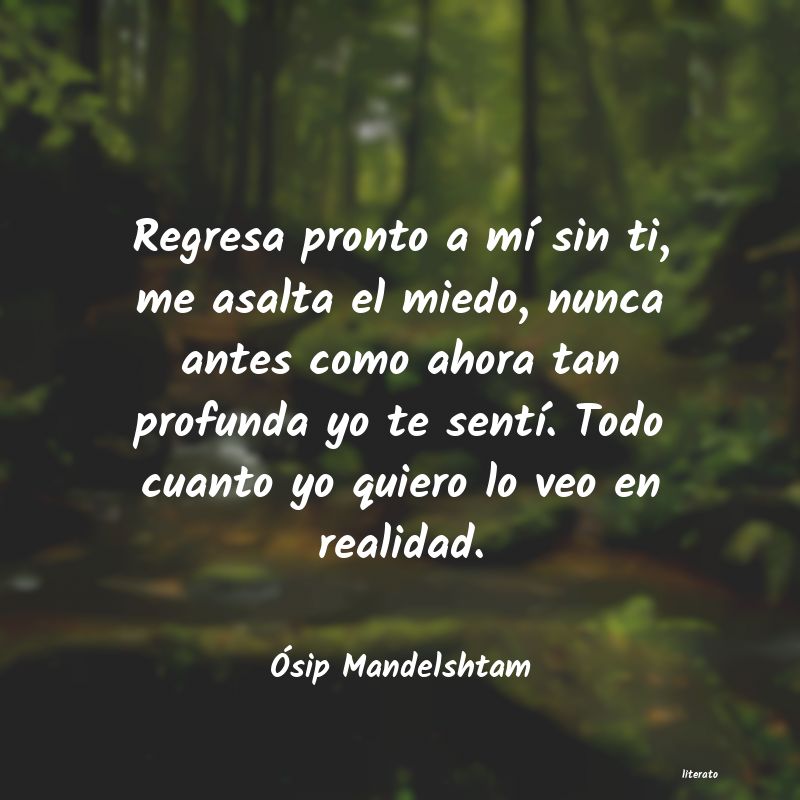 frases de Ãsip Mandelshtam