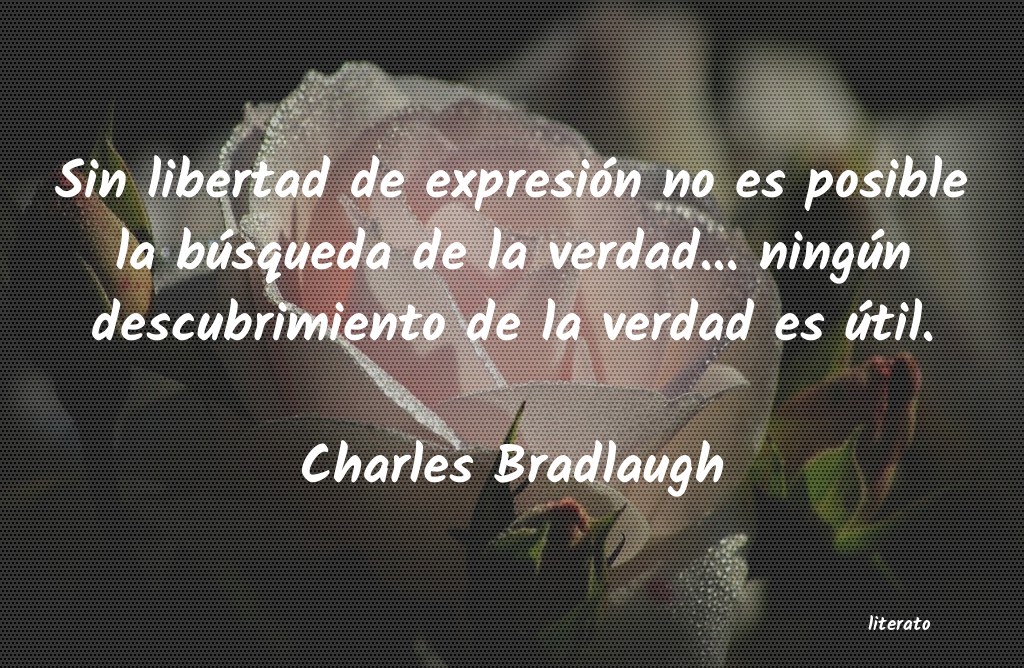 Frases de Charles Bradlaugh