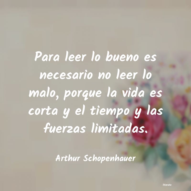 Frases de Arthur Schopenhauer