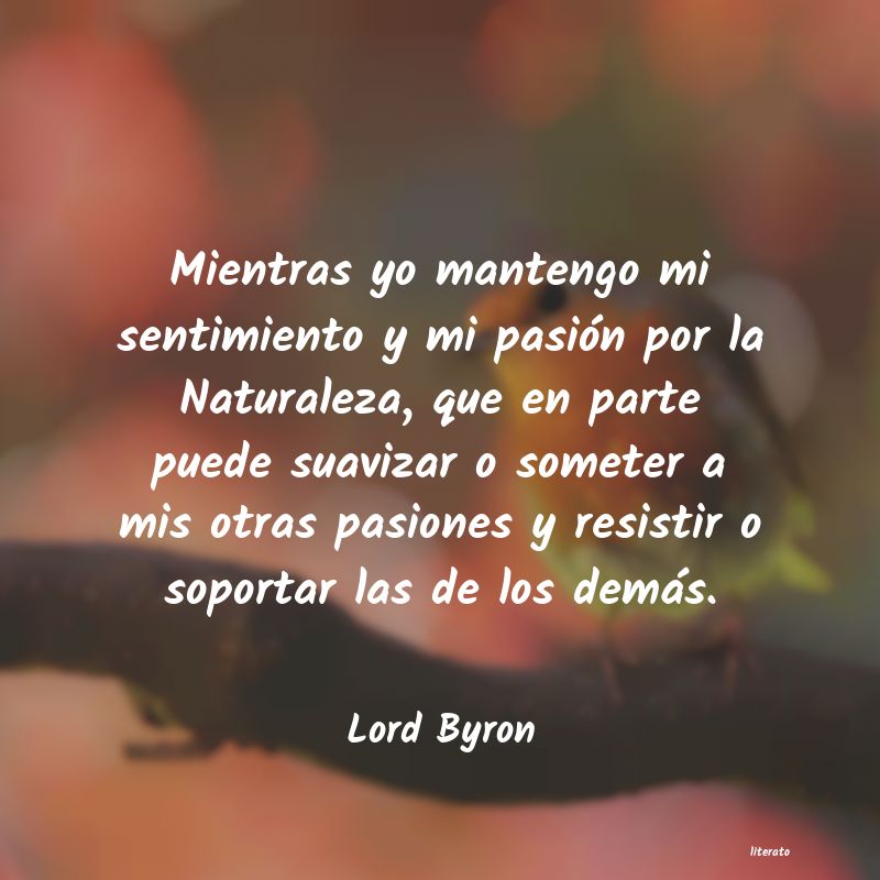 frases de Lord Byron