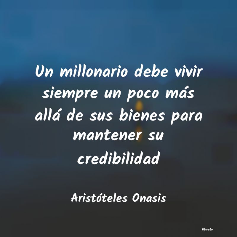 frases de Aristóteles Onasis