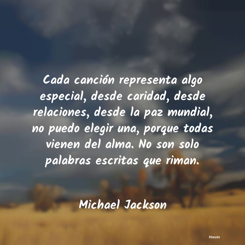 Frases de Michael Jackson