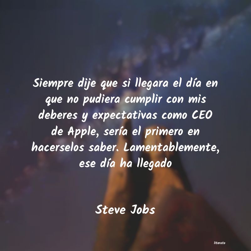 Frases de Steve Jobs