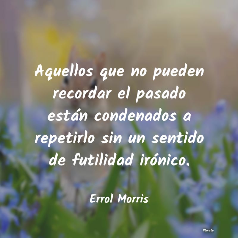 Frases de Errol Morris