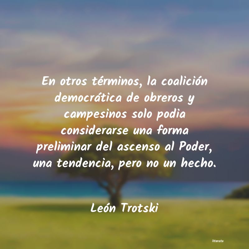 frases de LeÃ³n Trotski