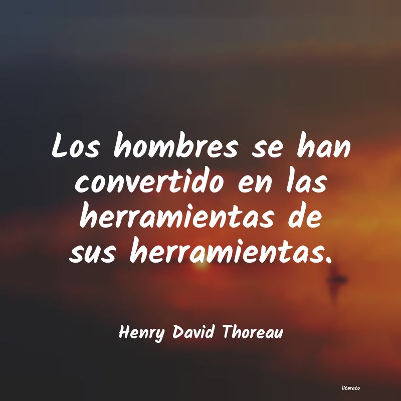 frases de Henry David Thoreau