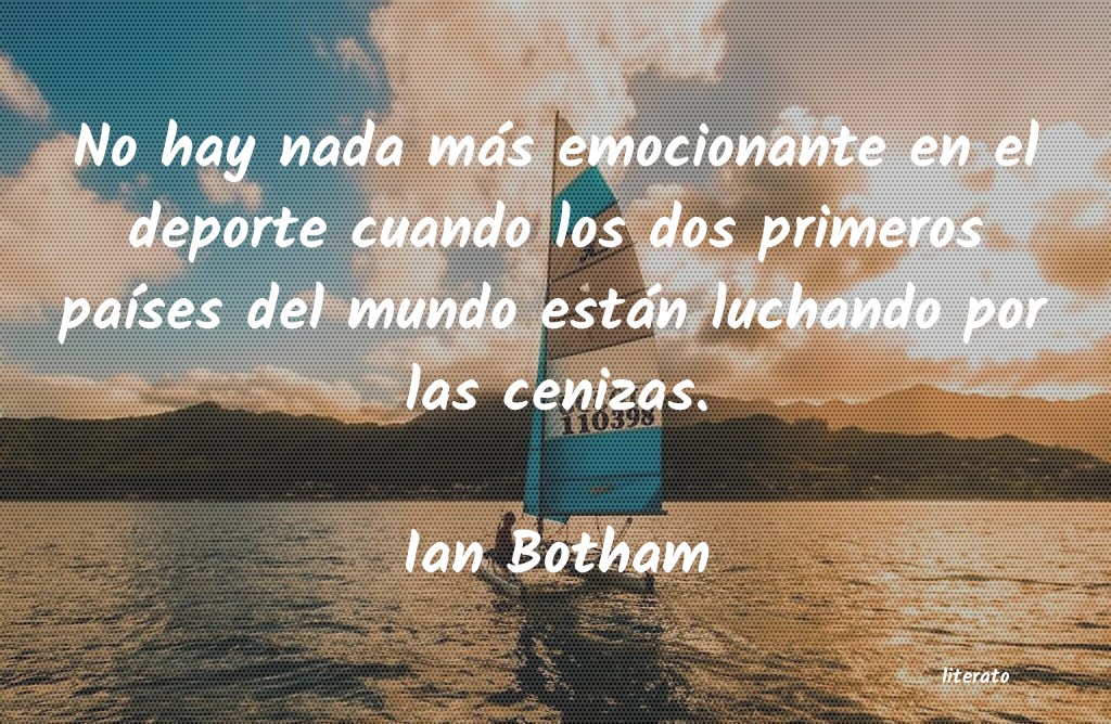 frases de Ian Botham