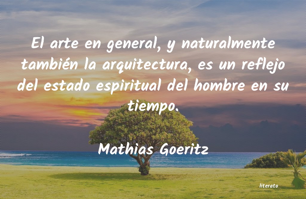 frases de Mathias Goeritz
