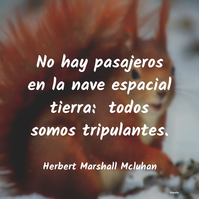 Frases de Herbert Marshall Mcluhan