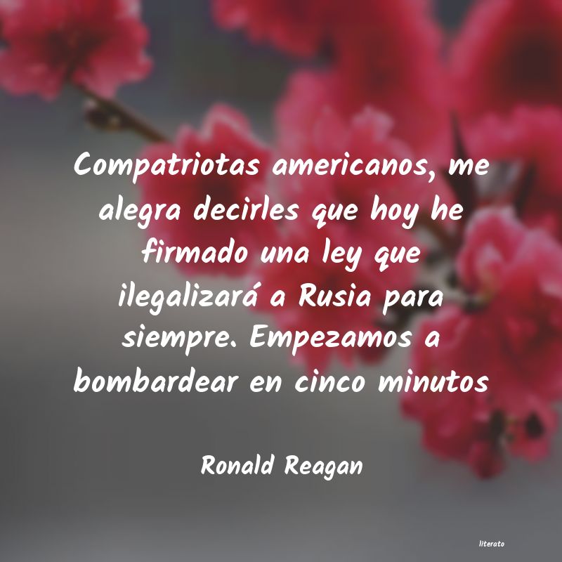 frases de Ronald Reagan