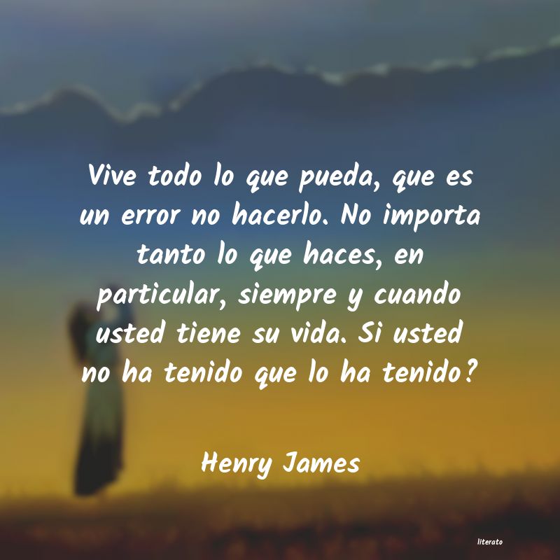 Frases de Henry James