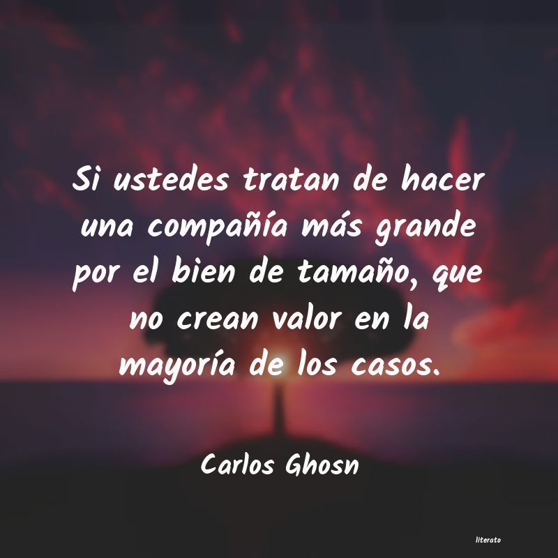 Frases de Carlos Ghosn