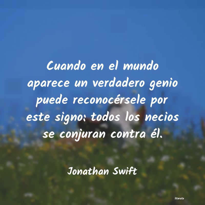 Frases de Jonathan Swift