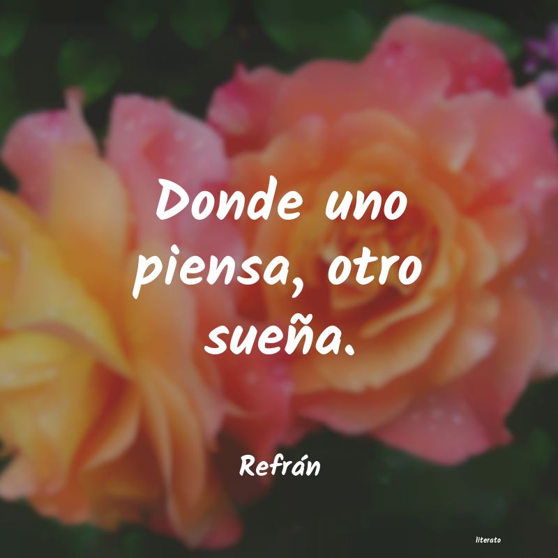 frases de Refrán