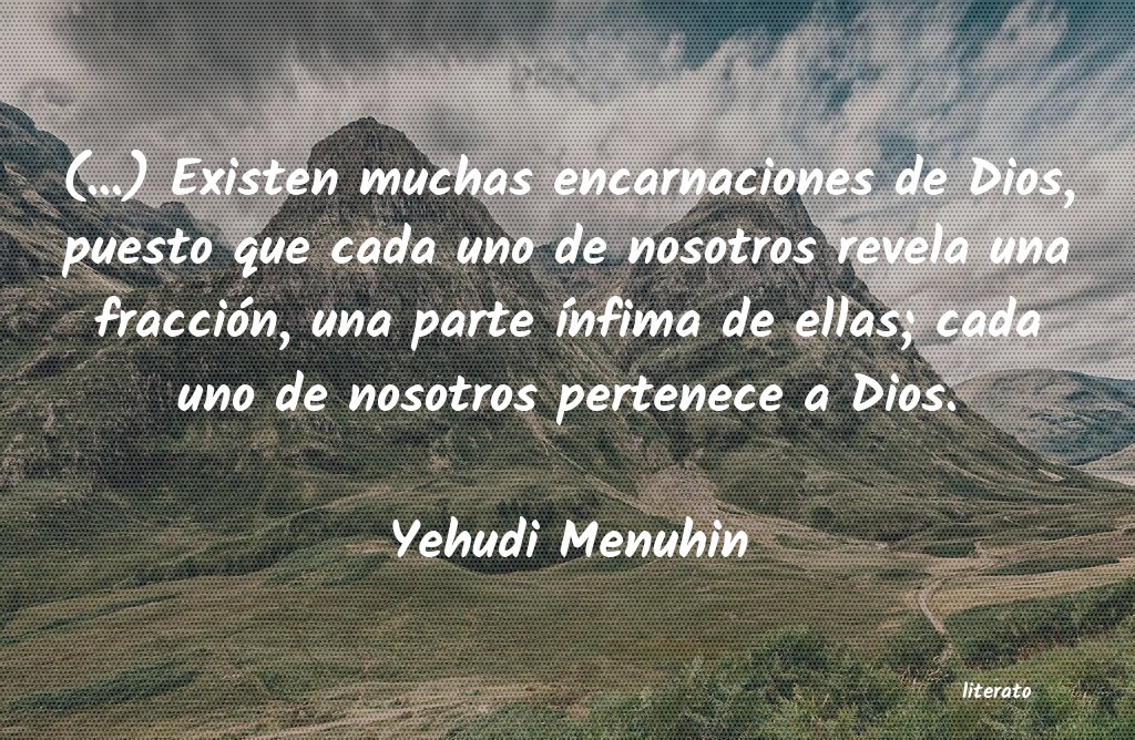 Frases de Yehudi Menuhin