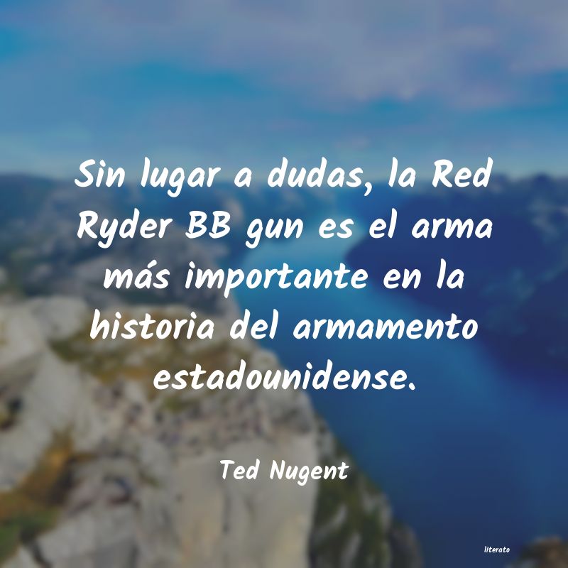 <ol class='breadcrumb' itemscope itemtype='http://schema.org/BreadcrumbList'>
<li itemprop='itemListElement'><a href='/autores/'>Autores</a></li>
<li itemprop='itemListElement'><a href='/autor/ted_nugent/'>Ted Nugent</a></li>
</ol>
