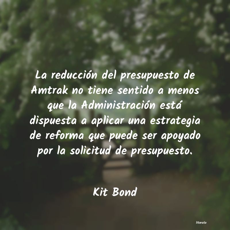 frases de Kit Bond