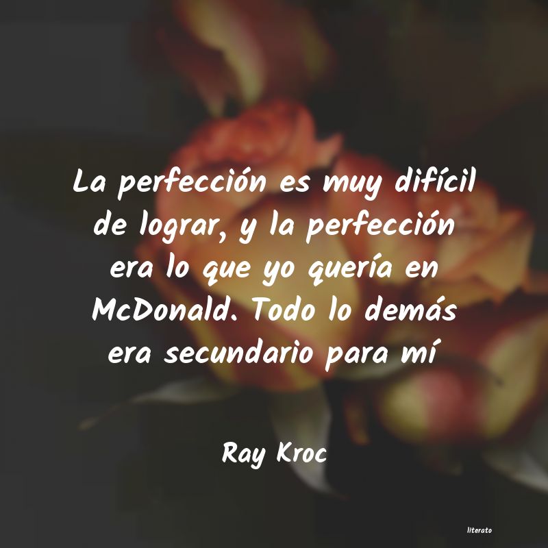 frases de Ray Kroc