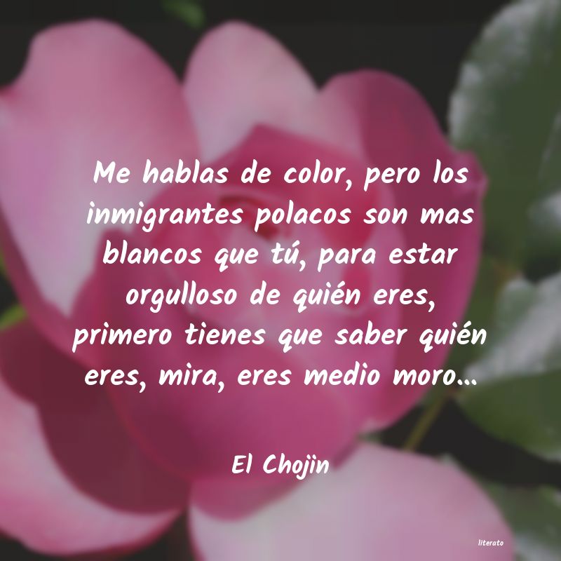 Frases de El Chojin