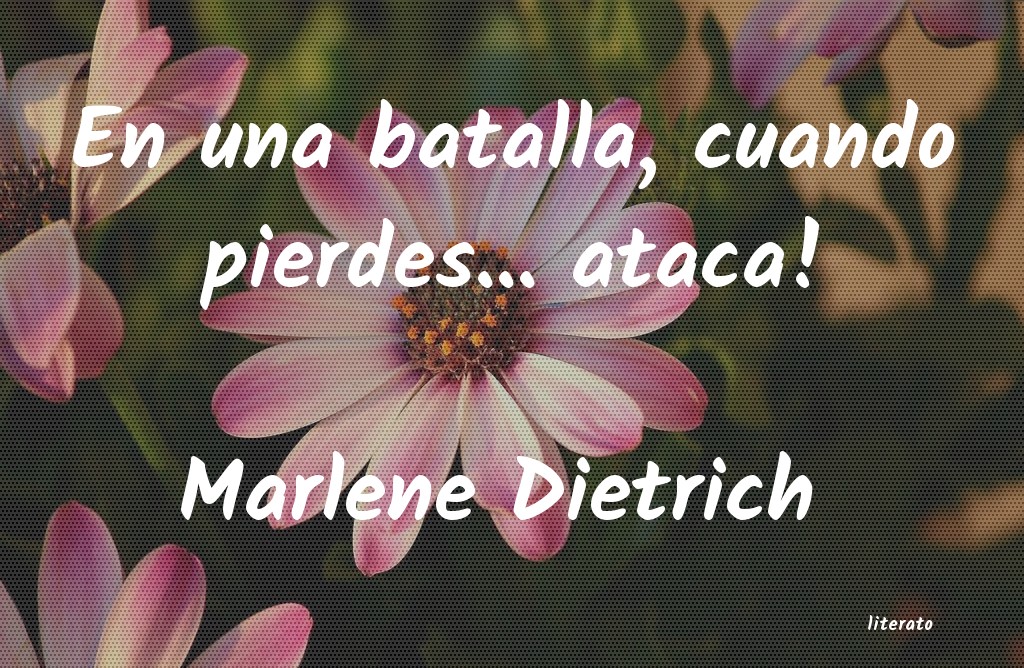 Frases de Marlene Dietrich