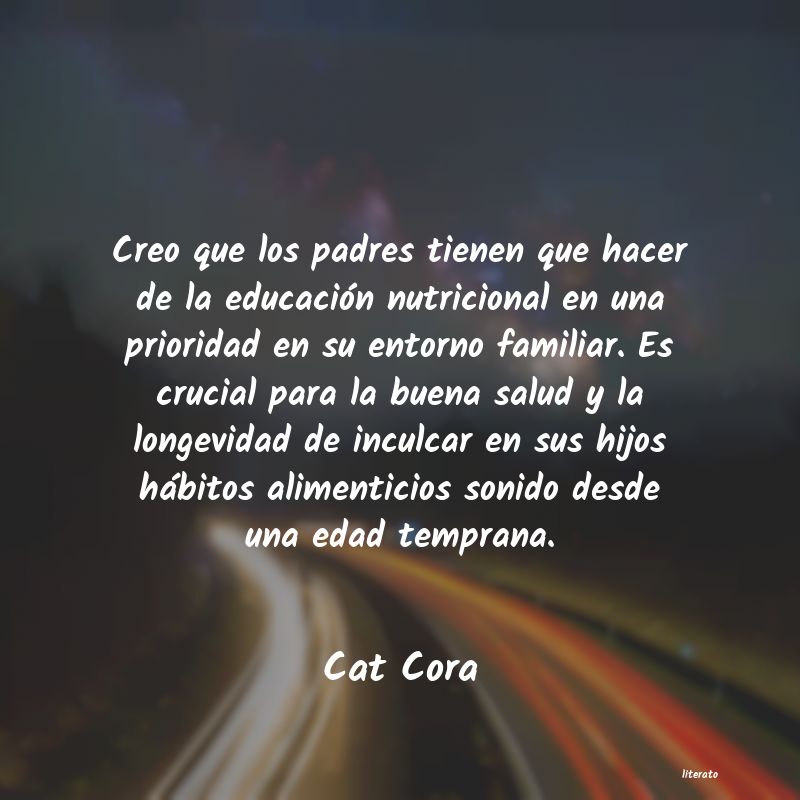 frases de Cat Cora