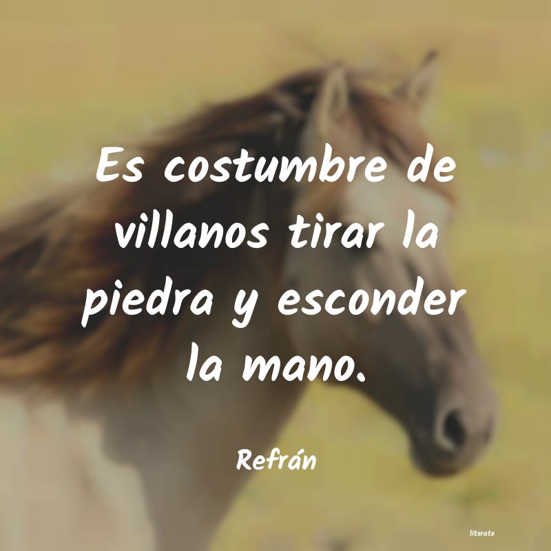 Frases de Refrán