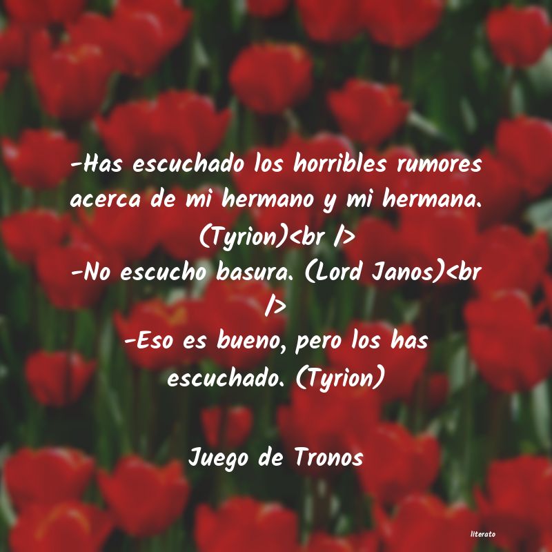 frases de Juego de Tronos