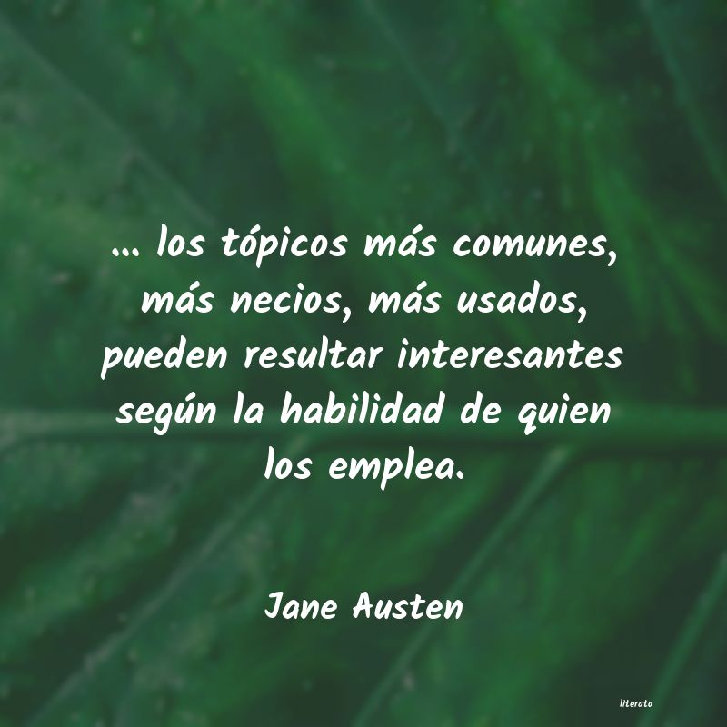 frases de Jane Austen