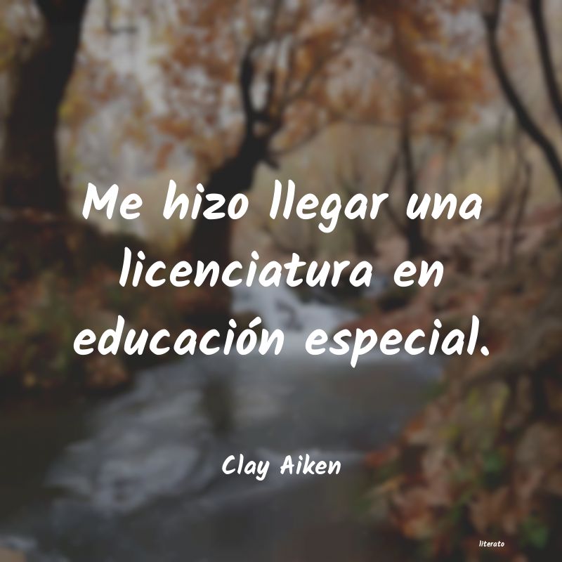 frases de Clay Aiken