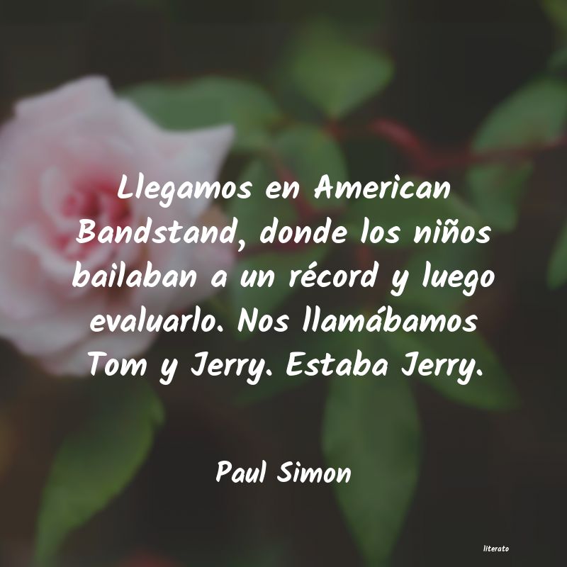 Frases de Paul Simon