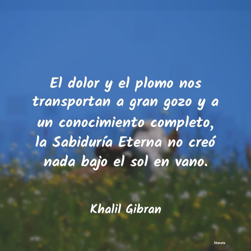 Frases de Khalil Gibran