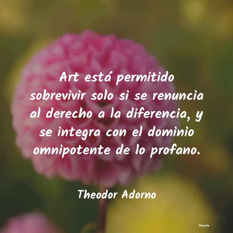 frases de Theodor Adorno