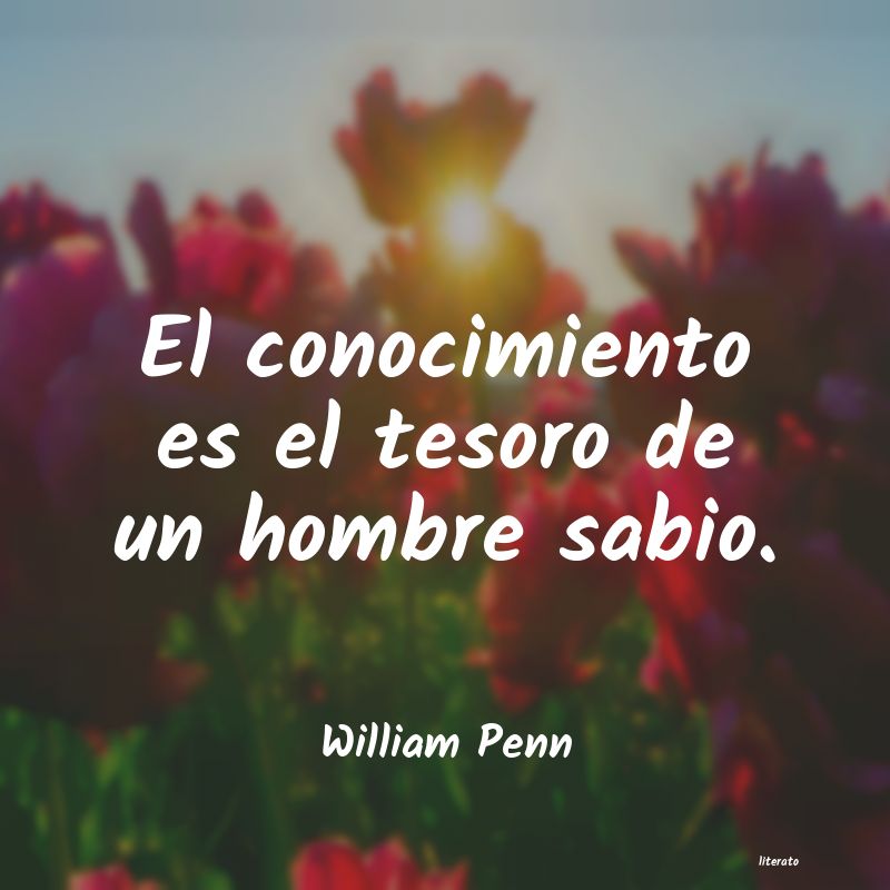 frases de William Penn