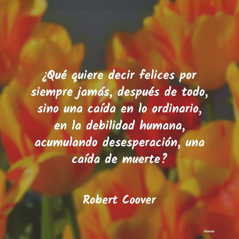 Frases de Robert Coover