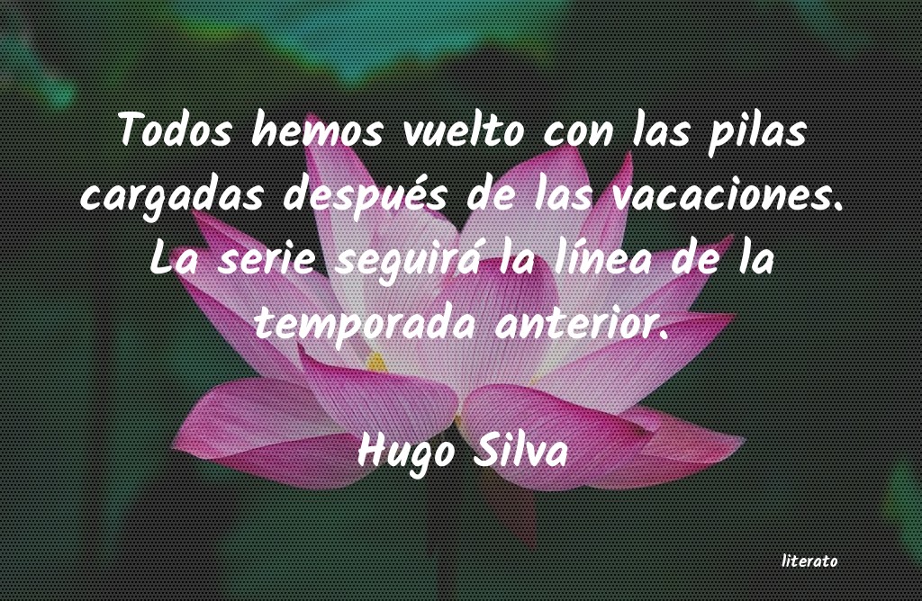Frases de Hugo Silva
