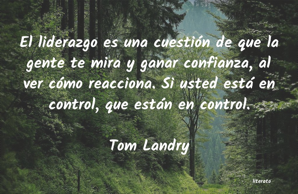 frases de Tom Landry