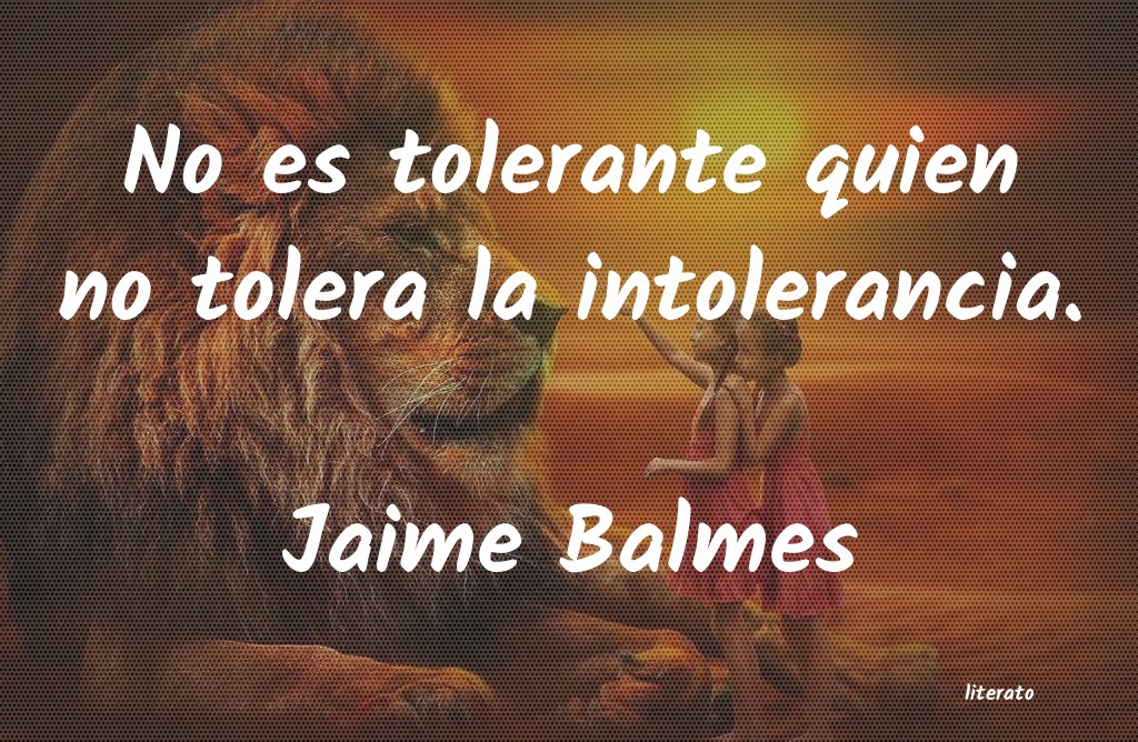 frases de Jaime Balmes