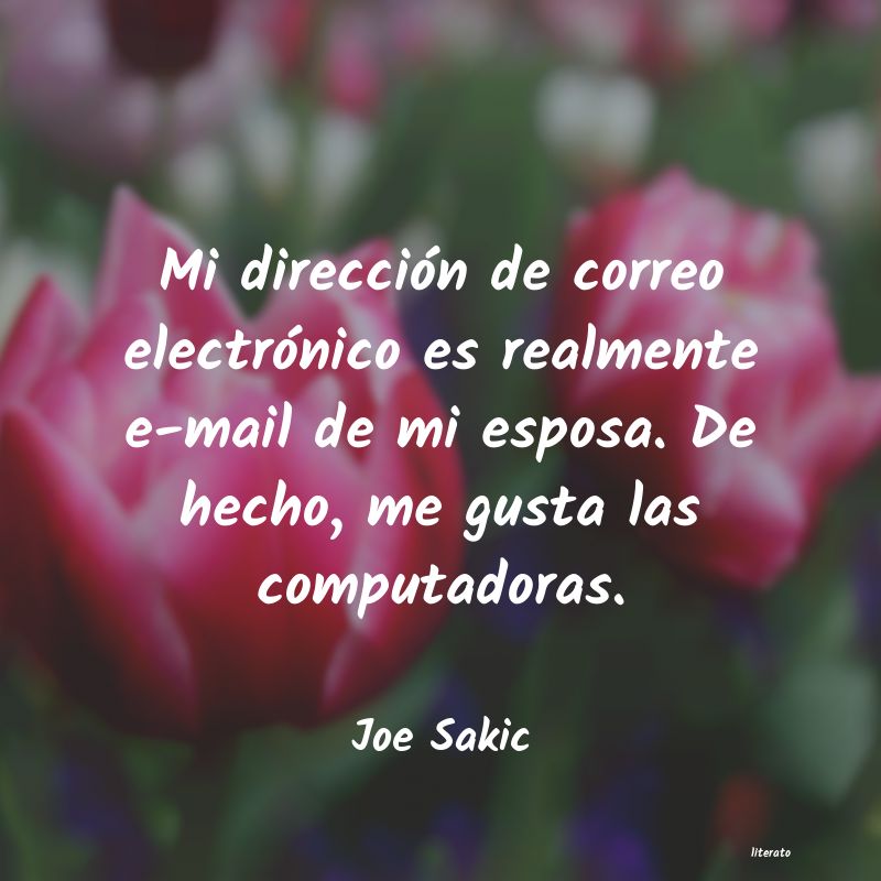 Frases de Joe Sakic