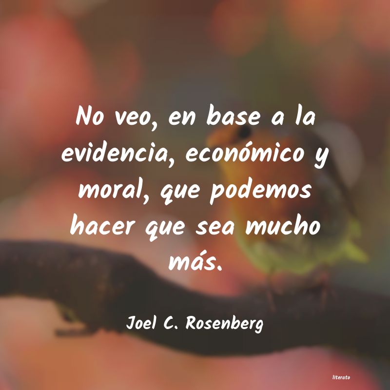 Frases de Joel C. Rosenberg