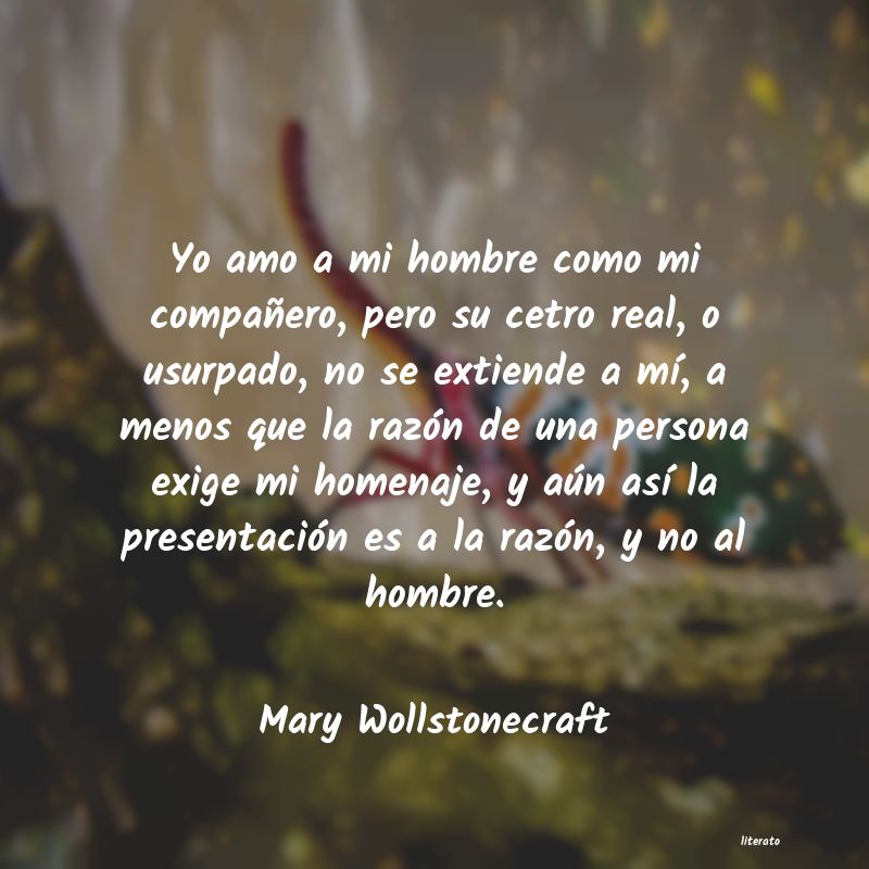 Frases de Mary Wollstonecraft