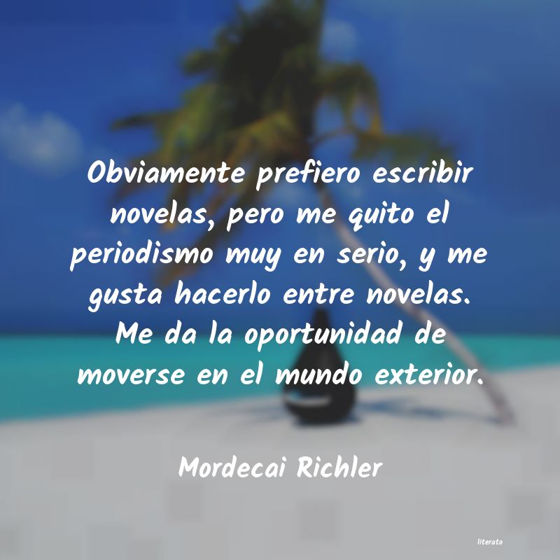 frases de Mordecai Richler