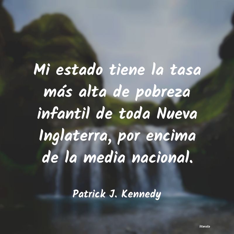 Frases de Patrick J. Kennedy