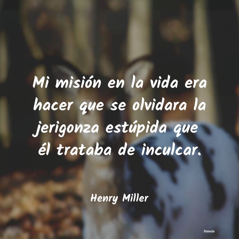 frases de Henry Miller