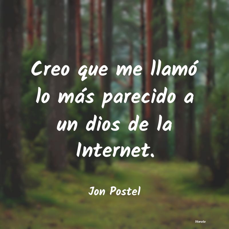 Frases de Jon Postel