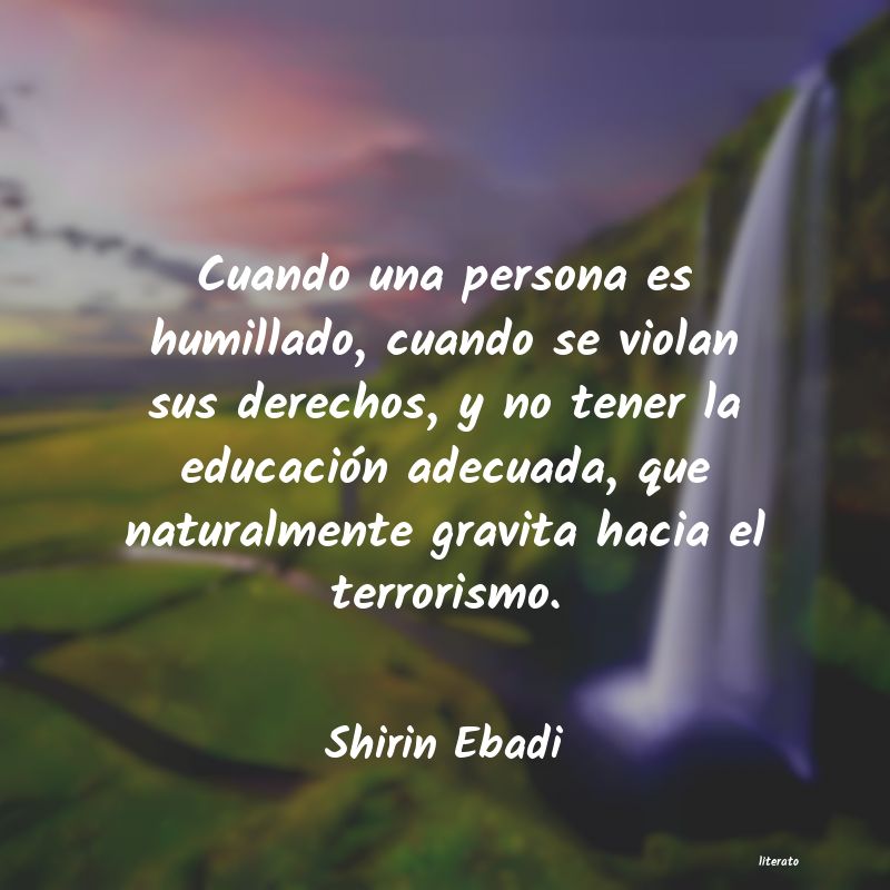 Frases de Shirin Ebadi
